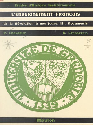 cover image of L'enseignement français, de la Révolution à nos jours (2)